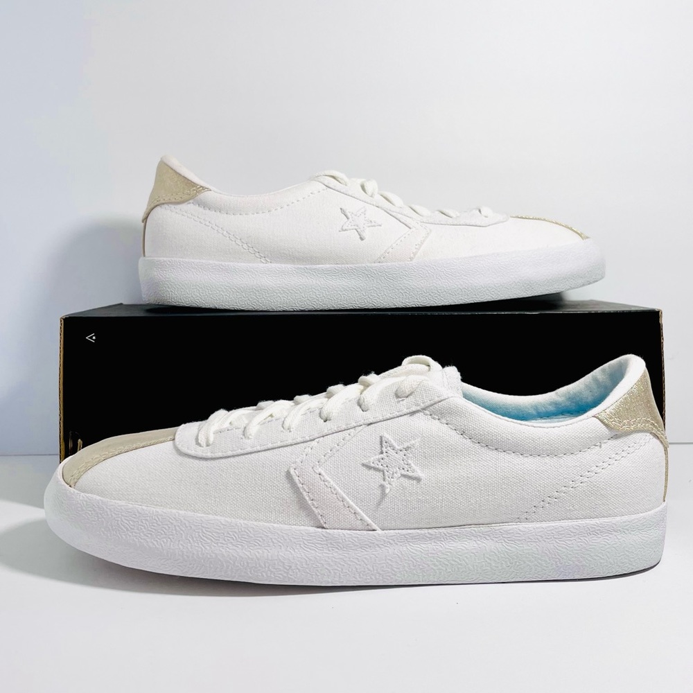 Converse Ctas Ox One Star White/Gold Low Top Sneaker NEW